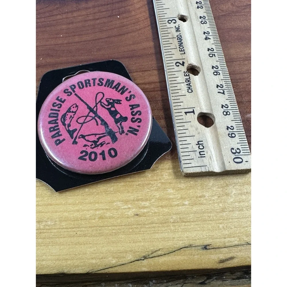 Paradise Sportsman's Club Member 2010 Pinback Button‎